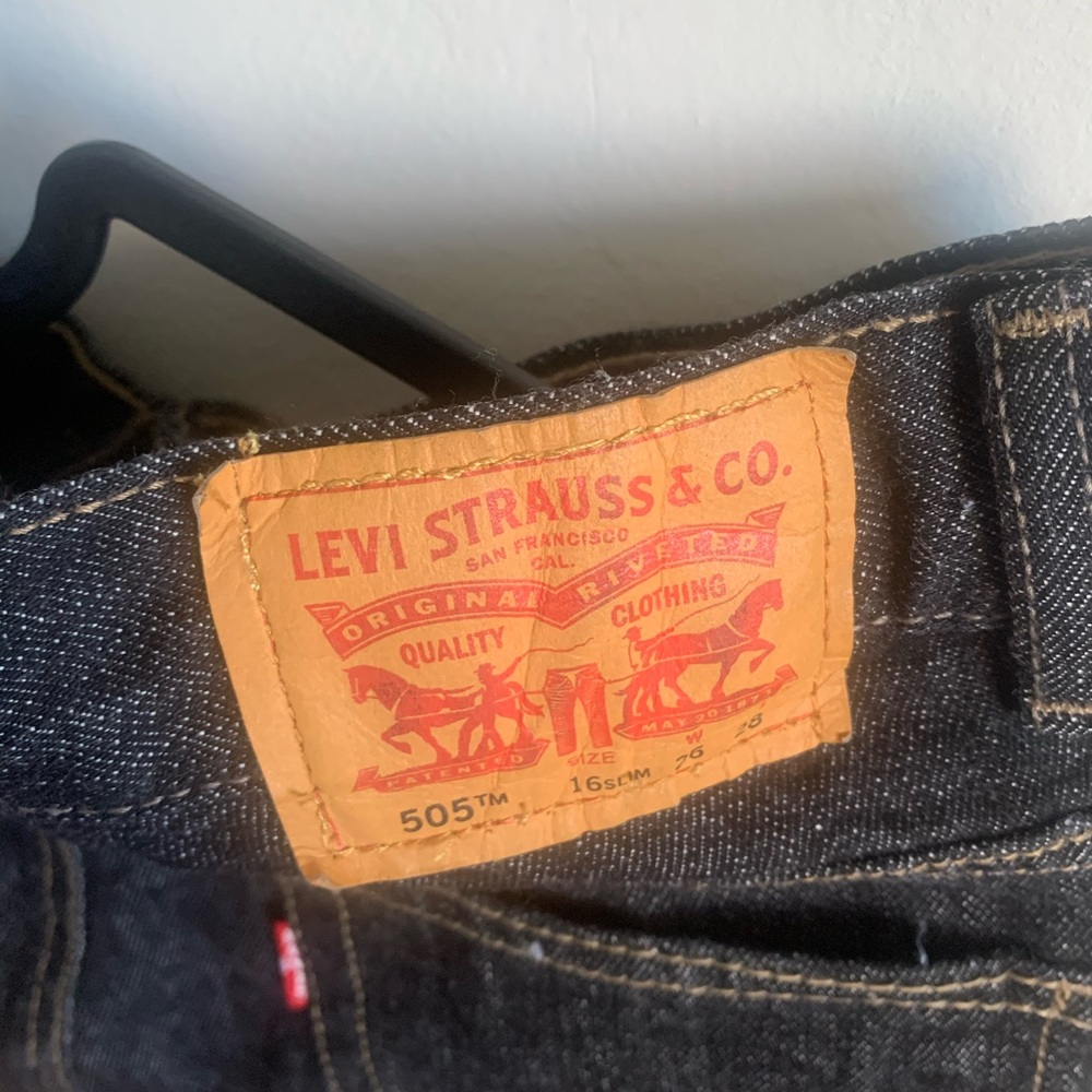 Levi’s 505 straight Black Jeans